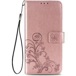 Mobigear Clover Housse Samsung Galaxy A32 5G Etui Porte-Monnaie - Rose doré