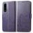 Mobigear clover Housse Sony Xperia 5 IV Etui Porte-Monnaie - Violet