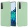 Mobigear Rubber Touch Coque Samsung Galaxy S21 Coque arrière en Silicone - Vert