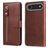 Mobigear Zipper Housse iPhone Air Etui Porte-Monnaie - Marron