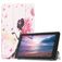 Mobigear Tri-Fold Coque Lenovo Tab E8 Etui - Fée papillon