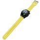Mobigear Bumpy Bracelet Silicone Smartwatch Fermeture boucle ardillon - Connexion universelle de 20 mm - Jaune