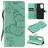 Mobigear Butterfly Housse OPPO A94 5G Etui Porte-Monnaie - Turquoise