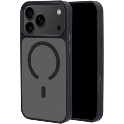 Mobiparts Hardcover Coque iPhone 18 Pro Max MagSafe Coque arrière Rigide - Satin Black
