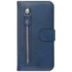 Mobigear Zipper Housse Samsung Galaxy S20 Etui Porte-Monnaie - Bleu