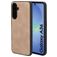 Mobiparts Classic Coque Samsung Galaxy A36 MagSafe Coque arrière en TPU,Similicuir - Moonstone Beige