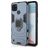 Mobigear Armor Ring Coque Realme C21Y Coque arrière Rigide Anti-Chocs avec Anneau-Support - Bleu