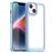 Mobigear Crystal Coque iPhone 15 Plus Coque arrière Rigide - Transparent / Bleu