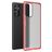 Mobigear Shockproof Coque Samsung Galaxy A82 5G Coque arrière Rigide Anti-Chocs - Rouge