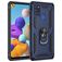 Mobigear Armor Ring Samsung Galaxy A21s Plastique rigide Coque arrière Antichoc avec bague de maintien - Bleu