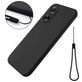 Mobigear Colors Coque OPPO A98 Coque arrière en Silicone - Noir