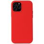 Mobigear Rubber Touch Coque iPhone 13 Mini Coque arrière en Silicone - Rouge