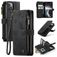 Caseme C30 Housse iPhone 14 Etui Porte-Monnaie - Noir