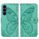 Mobigear Butterfly Housse Samsung Galaxy S26 FE Etui Porte-Monnaie - Vert