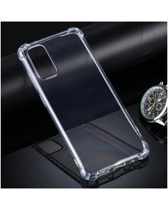 Mobigear Cushion Coque Transparente Samsung Galaxy S20 Coque arrière en TPU Souple Anti-Chocs - Transparent