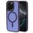 Mobiparts Hardcover iPhone 16 Pro MagSafe Plastique rigide Coque arrière - Satin Purple