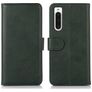 Mobigear Wallet Housse Sony Xperia 10 V Etui Porte-Monnaie - Vert