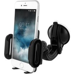 Mobiparts Support voiture Ventouse Pince - Universel - Noir