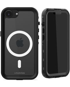Mobilize Waterproof Coque iPhone 17e MagSafe Coque arrière Imperméable Rigide - Noir