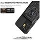 Mobigear Armor Ring Cam Slide Coque POCO F4 GT Coque arrière Rigide Anti-Chocs avec Anneau-Support et Protecteur Lentilles - Rose doré