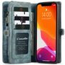 Caseme 008 Housse iPhone 12 Etui avec Coque Détachable Porte-Monnaie - Bleu