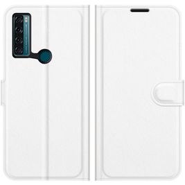 Mobigear Classic Housse TCL 20 SE Etui Porte-Monnaie - Blanc