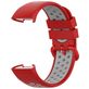 Mobigear Sport Plus Buckle Bracelet Silicone Fitbit Charge 4 Fermeture boucle ardillon - Rouge / Gris