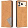 Mobigear Rhombus Slim Housse iPhone 18 Pro Max Etui - Cognac