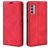 Mobigear Retro Slim Housse Motorola Moto G42 Etui Porte-Monnaie - Rouge