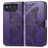 Mobigear Butterfly Housse ASUS ROG Phone 6 Pro Etui Porte-Monnaie - Violet