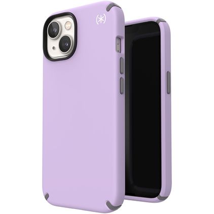 Speck Presidio2 Pro Coque iPhone 14 Coque arrière Rigide Anti-Chocs - Spring Purple