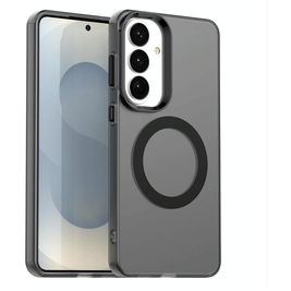 Mobigear Shockproof Coque Samsung Galaxy S26 MagSafe Coque arrière Rigide - Noir