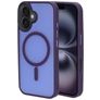 Mobiparts Hardcover Coque iPhone 16 MagSafe Coque arrière Rigide - Satin Purple