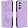 Mobigear Butterfly Housse Samsung Galaxy S24 Etui Porte-Monnaie - Violet