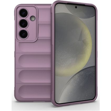 Mobigear Bumpy Coque Samsung Galaxy S25 Coque arrière en TPU Souple - Violet