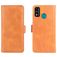 Mobigear Slim Magnet Housse HONOR 9X Lite Etui Porte-Monnaie - Cognac