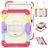Mobigear SureGrip Xtreme Coque iPad 10 (2022) Coque arrière en Plastique rigide,Silicone + Bandoulière + Support Amovible - Rainbow