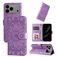 Mobigear Sunflower iPhone 17 Pro Max Étui Portefeuille - Violet