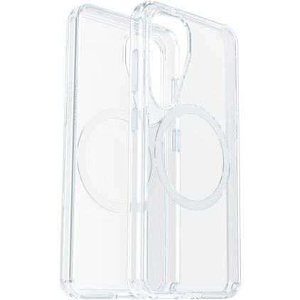 OtterBox Symmetry Samsung Galaxy S25 MagSafe Plastique rigide Coque arrière Antichoc - Noir