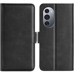 Mobigear Slim Magnet Housse Motorola Edge X30 Etui Porte-Monnaie - Noir