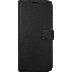 Valenta Gel Skin Housse Samsung Galaxy A14 Etui en Cuir Véritable Porte-Monnaie - Noir