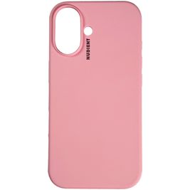 Nudient Base Coque iPhone 16 Plus Coque arrière en Silicone - Baby Pink