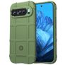 Mobigear Rugged Shield Coque Google Pixel 9 Coque arrière en TPU Souple Anti-Chocs - Vert