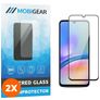 Mobigear Premium Samsung Galaxy A05s Verre trempé Protection d'écran - Compatible Coque - Noir (Lot de 2)