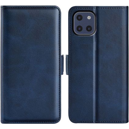 Mobigear Slim Magnet Samsung Galaxy A03 Étui Portefeuille - Bleu foncé