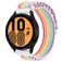 Mobigear Alpine Bracelet Nylon pour Smartwatch Fermeture boucle ardillon - 22 mm - Rainbow