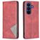 Mobigear Rhombus Slim Samsung Galaxy A37 Étui - Rouge