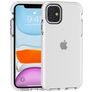 Mobigear Full Bumper Coque iPhone 11 Coque arrière Rigide Anti-Chocs - Blanc / Transparent