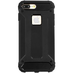 Mobiparts Rugged Shield Coque iPhone 8 Plus Coque arrière Rigide Anti-Chocs - Noir