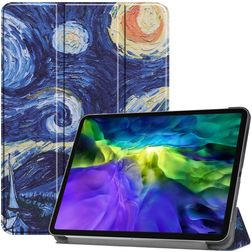 Mobigear Tri-Fold iPad Pro 11 pouces (2022) Étui - The Starry Night